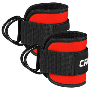 Orange Black Neoprene Gym <b>Ankle</b> Straps for Cable Kickbacks, Glute Training and Leg Workouts OEM Fitness Accessories - Product Image 5
