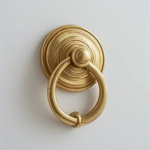 Timbre de Puerta Moderno de Metal Sólido con Diseño de Anillo y Montaje con Tornillos para Puertas de Dormitorio, Diseño Duradero y Elegante - Product Image 3