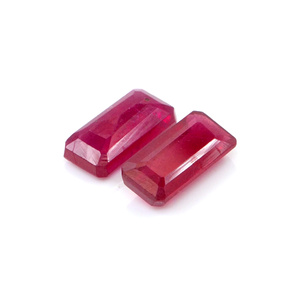 Rubis naturels de Bangkok, octogones calibrés 6x12mm, pierres précieuses de rubis naturelles facettées pour la fabrication de bijoux, prêtes à l'emploi - Product Image 5