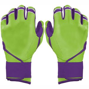 Top Sale Customized Baseball Batting Gloves Stylish Fashionable Design Your Own Logo Reasonable Price Made Leather High Quality - Product Image 1