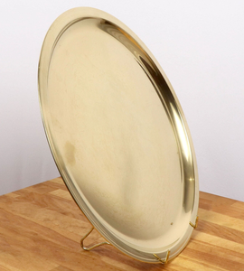 Vaisselle et assiettes rondes en laiton EPL couleur or en acier inoxydable en vrac en gros pour la cuisine et le service de table - Product Image 5