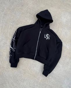 Nouvelle collection 2026 : Ensemble 2 pièces tendance en molleton technique avec logo personnalisé, style vintage, pour l'automne – Sweat à capuche décontracté en polyester épais à séchage rapide, tricoté. - Product Image 3