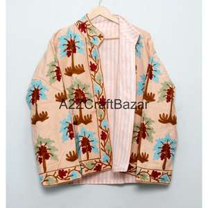 Chaqueta Cotrise Bordada a Mano, Diseño Vintage, Ecológica, de Secado Rápido, Transpirable, con Forro de Algodón, para Primavera, Otoño, Verano e Invierno - Product Image 1