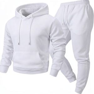 Conjunto de Sudadera con Capucha y Pantalones Deportivos de Algodón de Alta Calidad para Hombre, 2 Piezas, Estilo Urbano, Personalizado, de Lujo, Talla Grande - Product Image 1