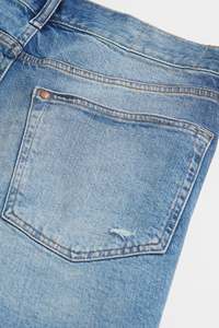 Shorts en jean déchiré vintage en coton pour homme, style streetwear, décontracté, avec trous et dégâts, prix de gros, été - Product Image 4