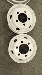 Velg Truk Foton CNDE Heavy Duty Baru, Aluminium Alloy Perak 22.5inchX8.25 10 Lubang - Product Image 3