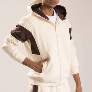 Conjunto Deportivo de Algodón para Hombre, Dos Piezas, Sudadera con Capucha y Pantalones Jogger, Ropa Deportiva Informal de Calle, para Gimnasio, Moda Casual, Buena Calidad - Product Image 4