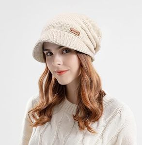 Bonnet tricoté unisexe personnalisé avec logo, impression par décharge, gaufré, mignon, 100 % acrylique, chaud, à revers côtelé, pour usage quotidien, vente en gros - Product Image 1