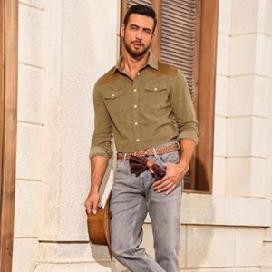 Vestes de soudage ignifuges en gros, 100% coton, pour hommes, vêtements de travail industriels respirants, résistants aux flammes, chemise de travail FR pour le soudage - Product Image 4