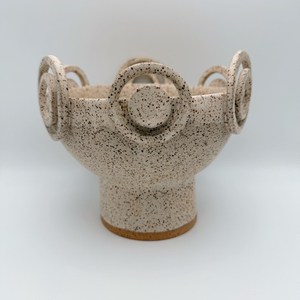 แจกันเซรามิกวินเทจวาบิซาบิคุณภาพสูงทำมือ แจกันเซรามิกสโตนแวร์สำหรับวางบนโต๊ะ ผลิตโดย UO INDIA - Product Image 5