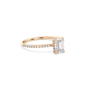 Bague en diamant de laboratoire HPHT CVD taille émeraude 1,18 carat REYES, or massif 14 carats, classique, pour mariage, fiançailles, cadeau, bijoux, vente chaude - Product Image 3