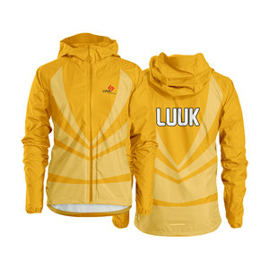 Chaqueta Cortavientos con Capucha para Hombre, Estilo Casual Urbano, Temporada de Primavera, Cierre de Cremallera, Ecológica, Impermeable, Transpirable, 100% Nailon - Product Image 4