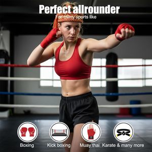 Bandes de maintien pour les mains de boxe pour enfants, en néoprène de haute qualité, support de poignet professionnel, protection pour la musculation - Product Image 6