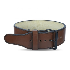 Ceinture de musculation professionnelle réglable en cuir avec boucle, taille personnalisée, équipement d'entraînement de fitness - Product Image 2