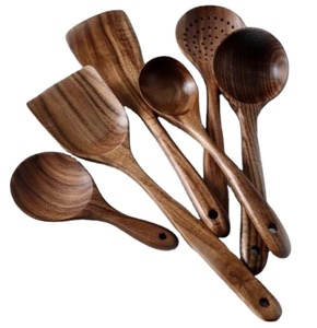 เครื่องใช้บนโต๊ะอาหารทำจากไม้อะคาเซียทำด้วยมือภาชนะเก็บของโบราณสำหรับใส่สลัดข้าวอาหารเย็น200ชิ้นสต็อกสำหรับงานเลี้ยง - Product Image 3