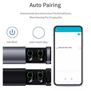 VibeWire V5.0 auricolari Touch con custodia di ricarica accessori Audio e Video portatili - Product Image 5