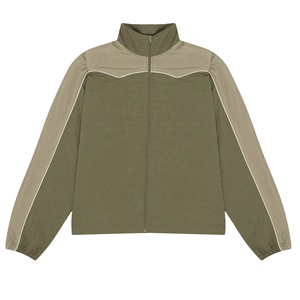 High Quality Casual Outdoor Zip Up With Pockets Anorak Windbreaker Jacket Custom Logo Waterproof Windproof Jackets For Men - Product Image 1