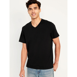T-shirt en coton pur 250 GSM, style basique, coupe classique, col rond, manches courtes, pour tenues quotidiennes décontractées – Meilleures ventes - Product Image 1