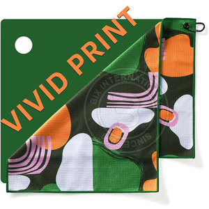 Serviette de golf ergonomique en tissu gaufré doux pour essuyer la sueur et protéger l'équipement professionnel – En vente - Product Image 3