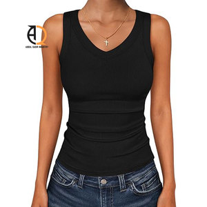 <b>Womens</b> Tank Top Trendy Sleeveless Summer Shirt - Product Image 4