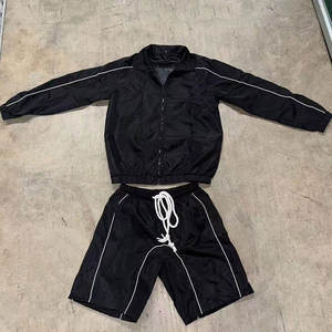 Conjunto de Chaqueta Cortavientos Ligera de Nailon Impermeable con Color en Contraste Personalizado, Conjunto de Dos Piezas de Alta Calidad en Venta - Product Image 6