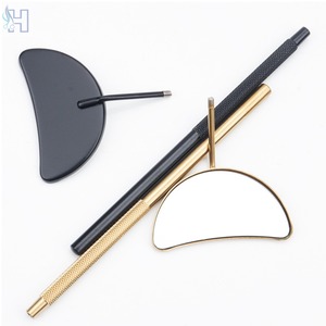 Espejo de Extensión de Pestañas con Iluminación Personalizado de Estilo Perfecto, Rectangular, Grande, de Acero Inoxidable, de Doble Cara y con Aumento - Product Image 1
