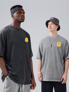 T-shirts personnalisés pour hommes, coupe classique, manches courtes, 100 % coton, décontractés, infroissables, respirants, écologiques, séchage rapide, épais - Product Image 1