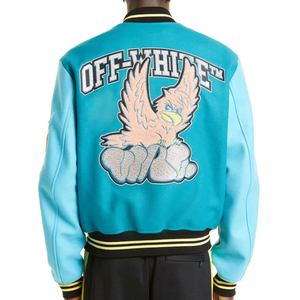 Custom Logo Varsity <b>Jacket</b> With Chenille Patches Wholesale Embroidered <b>Baseball</b> <b>Jacket</b> <b>For</b> <b>Men</b> And Women - Product Image 6