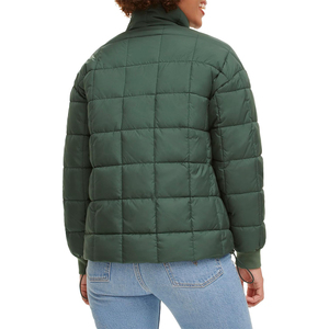 Blouson matelassé pour femme, couleur unie, style streetwear décontracté, respirant, imperméable, coupe-vent avec doublure en nylon, finition soignée - Product Image 3