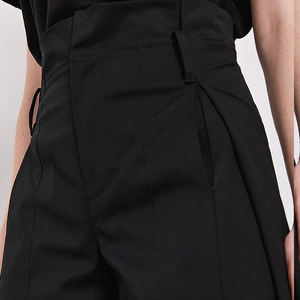 Pantalones Largos de Cintura Alta y Pierna Ancha para Mujer, de Algodón Sólido, Estilo Acampanado, Elegantes, de Talle Alto, Casuales, para Uso Diario - Product Image 5