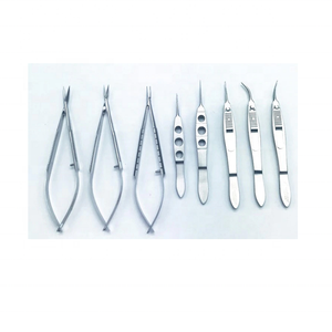 10 Pcs Basic Eye Microsurgery Ophthalmic Scissors Manual Stainless Steel Surgical Instruments Premium Quality by <b>Blush</b> Surgical - Product Image 2
