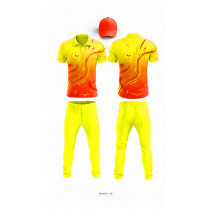Breathable Polyester Sublimation <b>Cricket</b> Uniform Custom | Men Women Youth <b>Cricket</b> Wears Polo Shirt and Trouser Full Team Outfit - Product Image 1