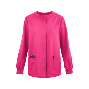Nouvelle conception Blouse d'hôpital unisexe avec fermeture éclair, détection d'aiguilles, thermocollage sans couture, couleur/logo personnalisable - Product Image 1
