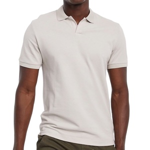 Polo pour homme 100 % coton, design tendance, logo personnalisé, couleur unie, respirant, séchage rapide, personnalisable, collection 2025 - Product Image 1