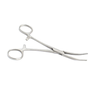 Pinzas Hemostáticas Manuales de Acero Inoxidable Alemán de Alta Calidad, Rectas y Curvas, Instrumentos Quirúrgicos Veterinarios de Laboratorio, Clase II - Product Image 2