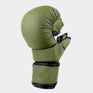 Gants de boxe personnalisés de qualité supérieure avec logo OEM pour unisexe, en cuir PU imprimé, pour entraînement décontracté et élégant, avec bandage de maintien pour les mains - Product Image 2