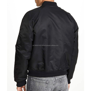 Chaqueta de bombardero de estilo callejero con estilo para hombre, impermeable, transpirable, personalizada, OEM, ODM, posición frontal del logotipo - Product Image 3