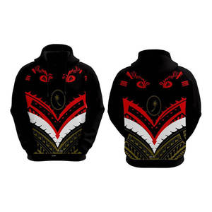 Sweat à capuche orange à imprimé floral pour homme, coupe classique, décontracté, pour l'été, avec poche - Product Image 4