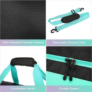 Bolsa de Gimnasio al por Mayor, Ligera, Resistente al Agua, con Bolsillo Impermeable y Compartimento para Zapatos - Product Image 4