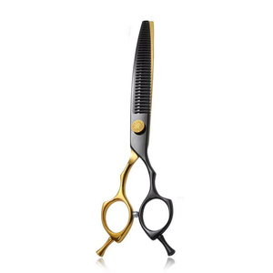Professional <b>Dog</b> Grooming <b>Scissors</b> Curved Chunker Thinning Shears for <b>Dogs</b> - Product Image 2