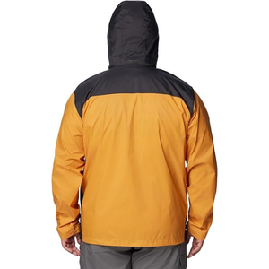 Veste coupe-vent d'extérieur personnalisable pour hommes, vente en gros OEM, veste coupe-vent imperméable à capuche pour hommes - Product Image 2