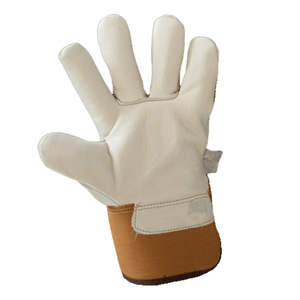 Gants de travail canadiens en cuir de vachette pleine fleur, anti-statiques, résistants aux déchirures, personnalisables, durables, pour la sécurité industrielle - Product Image 3