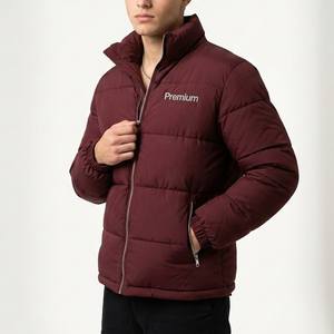Chaqueta de Invierno Acolchada Personalizada para Hombre, Chaqueta de Burbujas Acolchada, Chaqueta Urbana Cálida, Fabricante OEM ODM - Product Image 1