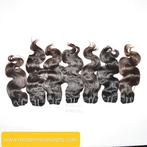 <b>Cheap</b> Long Human Hair <b>Extension</b> Raw Indian Hair Bundles Raw Indian Temple Hair Wholesale Peruvian Bodywave Human Hair - Product Image 3