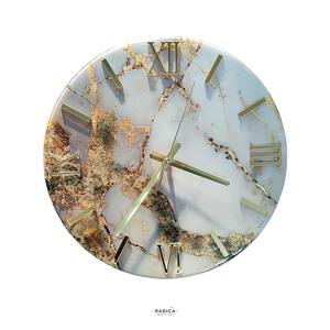 Reloj de pared Art Deco de resina epoxi personalizado con logotipo completo de la India - Decoración para el hogar, la oficina y la sala de estar, hecho en India - Product Image 2