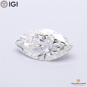 Diamant de laboratoire CVD 1,50 carat certifié IGI, forme marquise, couleur E, clarté VVS1, idéal pour un cadeau d'anniversaire - Product Image 1