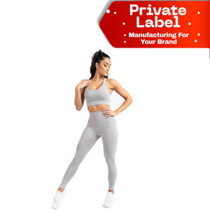 Conjuntos de Yoga de Punto Sin Costuras, Ropa de Gimnasio Cómoda y Anti-Atrito, Conjuntos de Yoga Antiarrugas, Conjunto de Ropa Deportiva de Secado Rápido - Product Image 1
