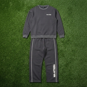 Conjunto de Sudadera con Cuello Redondo Texturizado y Pantalones Jogger para Hombre, Color Gris, Ropa Casual Urbana, Ropa a Juego con Logotipo Personalizado - Product Image 5