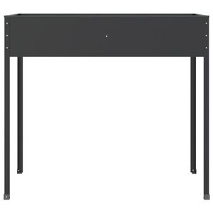 39.6 antracite "x 15.9" x 35.4 "in acciaio zincato fioriera e fioriere - Product Image 4