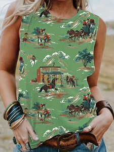 Camiseta sin mangas para mujer al por mayor, ligera, de verano, para gimnasio, con logo personalizado, de algodón, ropa deportiva premium - Product Image 3